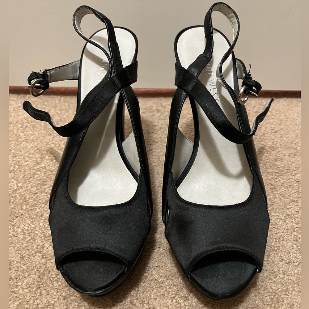 Nine West Strappy Heels. Size 5.5